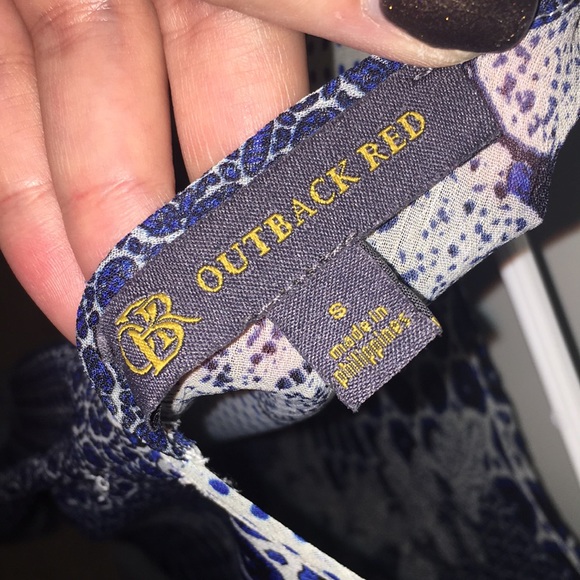 Sheer Outback Red Blue, White, and Black Shirt 🖤 - Picture 4 of 4